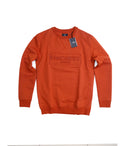 Hackett London Sweatshirt | Embossed Logo Sweatshirt in Orange