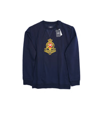 Hackett London Sweat shirt | Navy Sweat shirt with Embroidered Crest