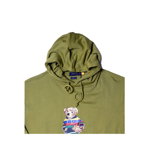 Polo Ralph Lauren Teddy Bear Hoodie - Olive Green