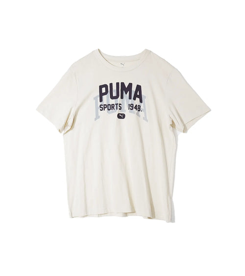 Puma Sports 1948 Round Neck T-Shirt - Off-White