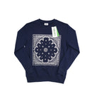 Kenzo Navy Blue Sweatshirt with Bandana Print