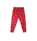 H&M Trouser – Red with Holiday Print