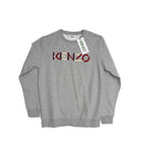 Kenzo Grey Sweatshirt with Multicolored "KENZO" Logo