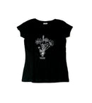 H&M T-Shirt – Black with Wildflower Treasures Print