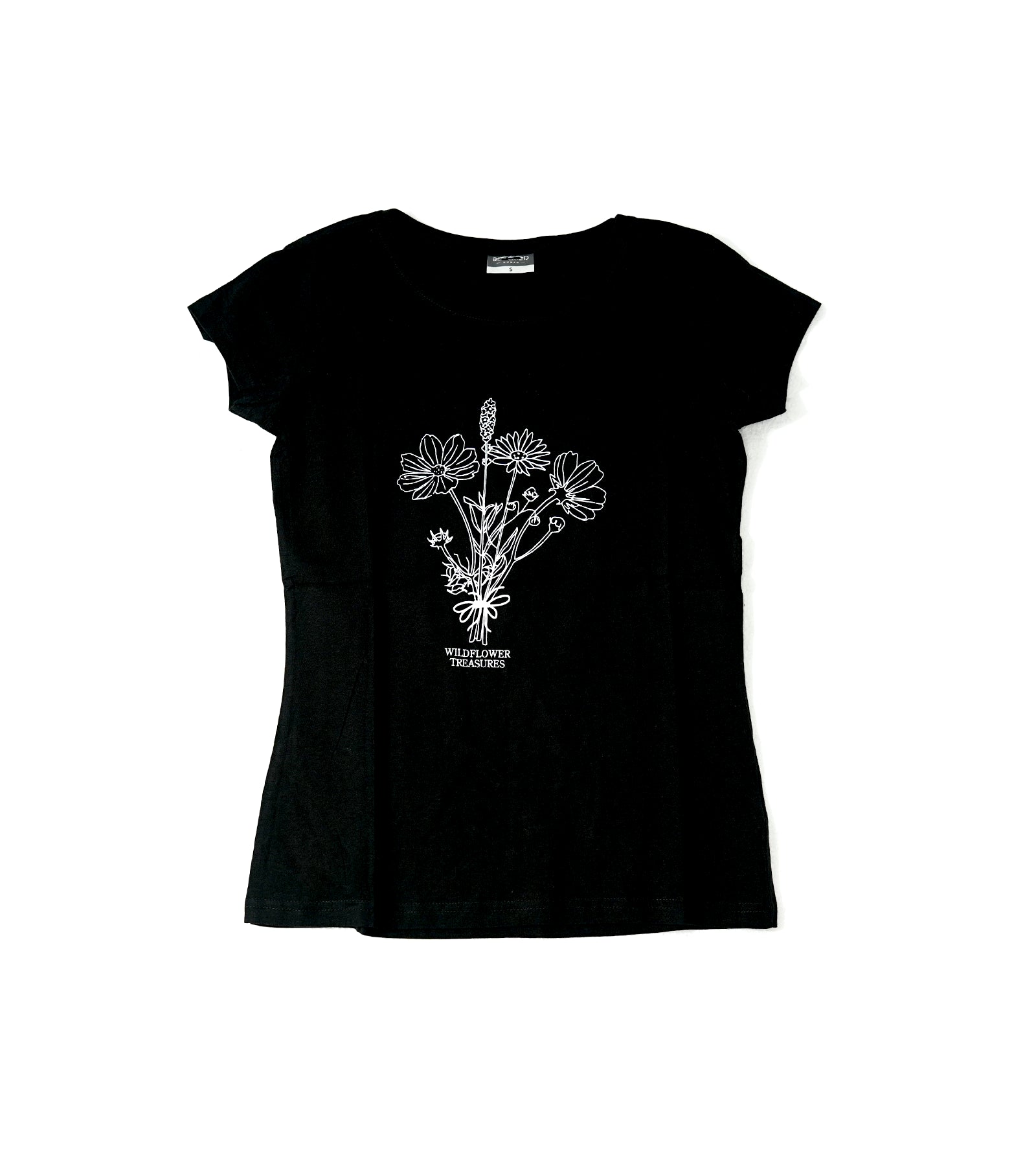 H&M T-Shirt – Black with Wildflower Treasures Print