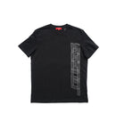 Guess Black Graphic Round Neck T-Shirt