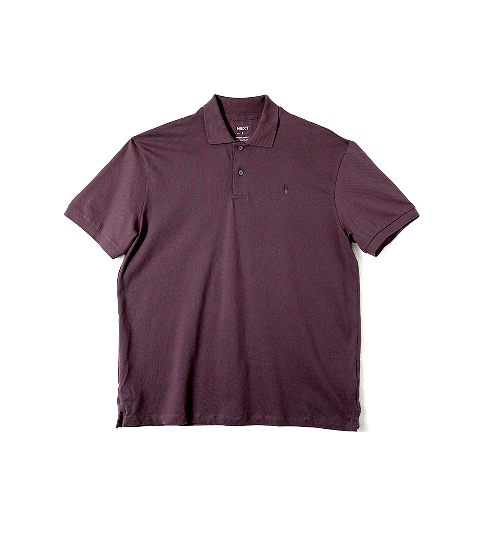 Next Polo Regular Fit Men's Green Embroidered Polo Shirt