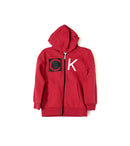 Kenneth Cole Kids Red Full-Zip Hoodie