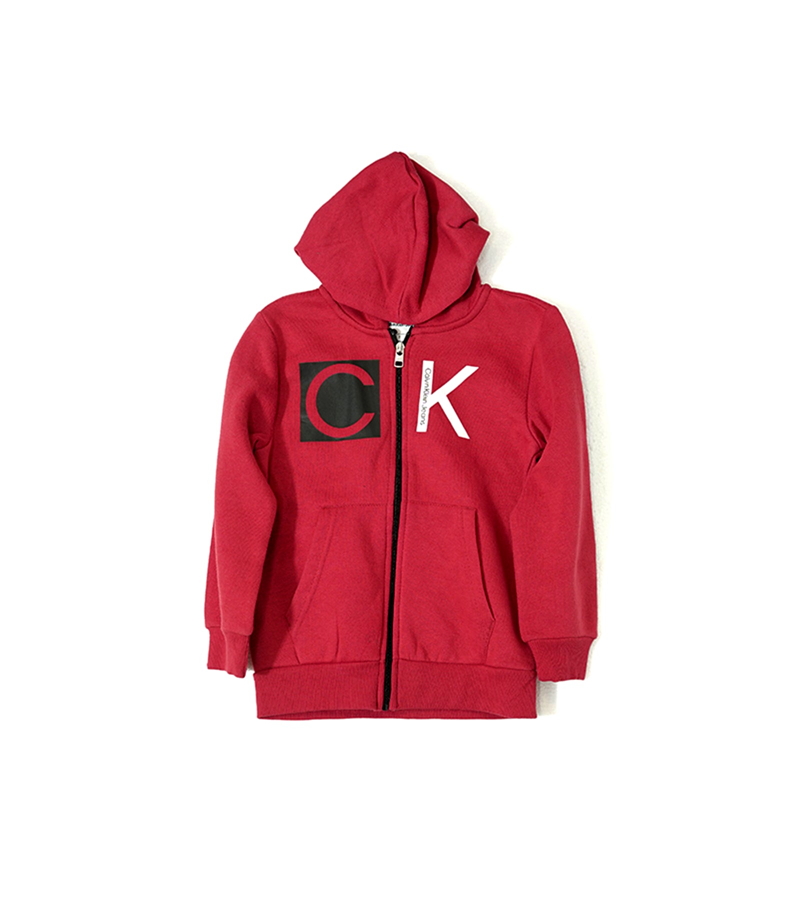 Kenneth Cole Kids Red Full-Zip Hoodie