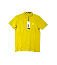 Karl Lagerfeld Premium Polo | Yellow Logo Polo Shirt