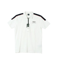 Aston Martin Premium Polo | White Polo with Aston Martin Branding