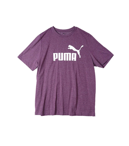 Puma Round Neck T-Shirt - Purple with White Logo
