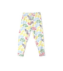 H&M Trouser – White with Colorful Car Print