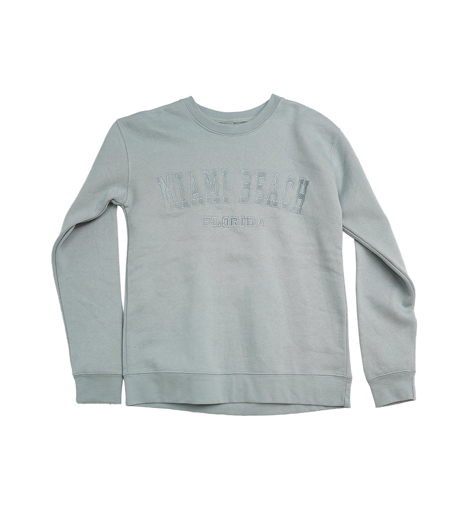 Pacific Sweatshirt | Light Green Miami Beach Sweatshirt