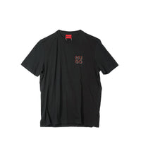 Hugo Round Neck T-Shirt - Black with "HUGO" Logo