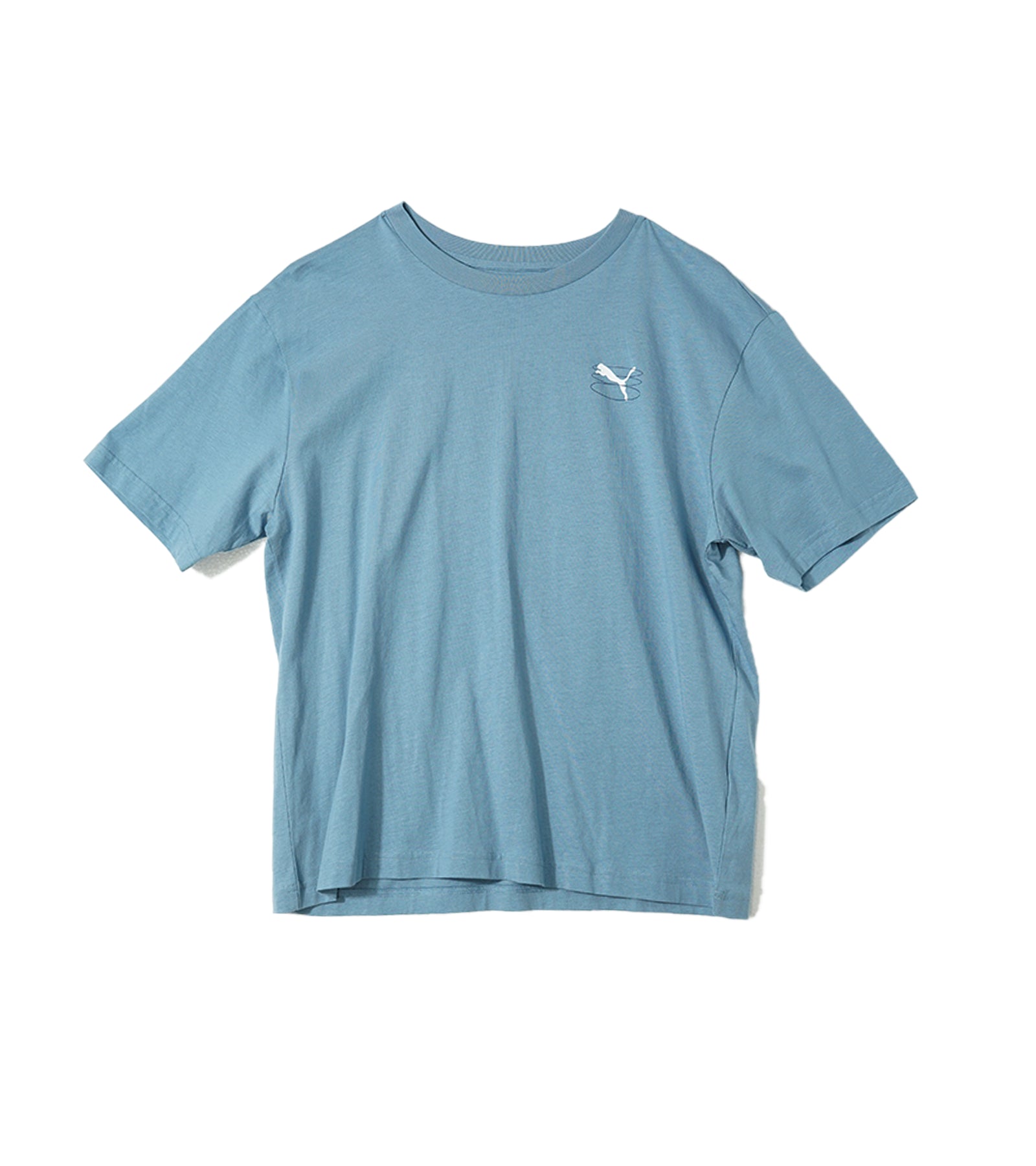 BOSS Men's Blue Graphic Logo T-Shirt