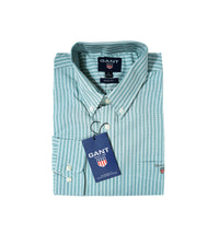 GANT Slim Fit Shirt - Green Striped