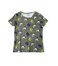 H&M Premium Round Neck | Gray Shrek-Themed Graphic T-Shirt
