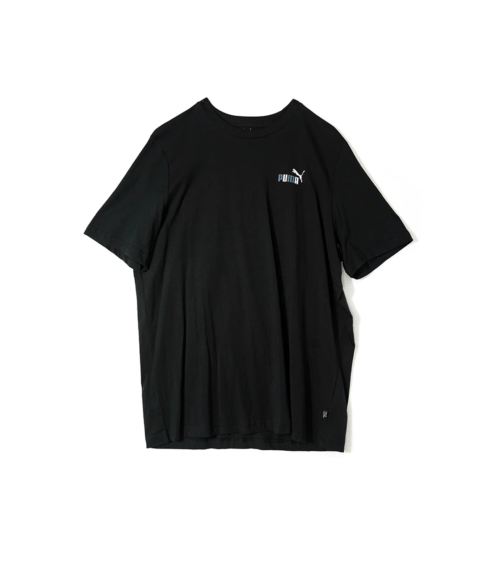 Puma Round Neck T-Shirt - Black with Small Logo