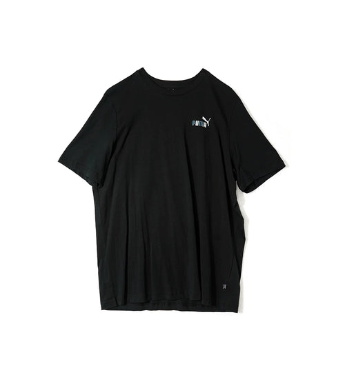 Puma Round Neck T-Shirt - Black with Small Logo