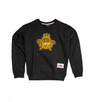 Gant Black Sweatshirt with Embroidered Crest