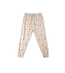H&M Trouser – Beige with Moon and Star Print