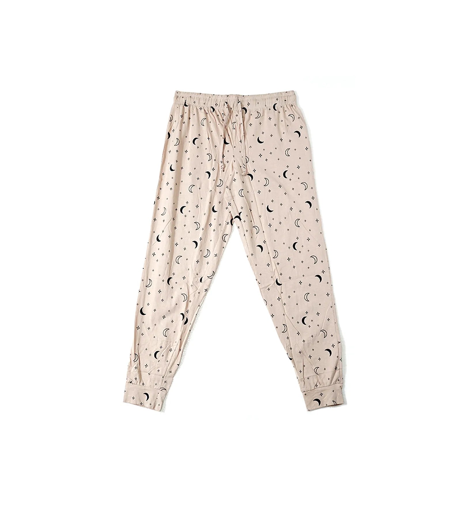 H&M Trouser – Beige with Moon and Star Print