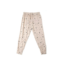 H&M Trouser – Beige with Moon and Star Print