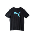 Puma Men's Black Graphic Logo T-Shirt