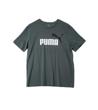 Puma Round Neck T-Shirt - Charcoal Grey with Bold Logo