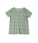 H&M Premium Round Neck | Green Floral Print T-Shirt