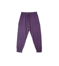 H&M Trouser – Purple with Geometric Print