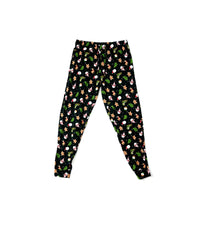 H&M Trouser - Black with Multi-Color Christmas Print