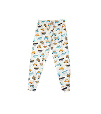 H&M Trouser – White with Car Print