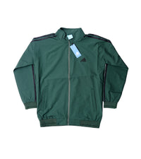 Adidas Premium Zipper Jacket | Green Athletic Zip Jacket