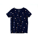 H&M T-Shirt – Navy with Rocket Print