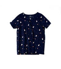 H&M T-Shirt – Navy with Rocket Print