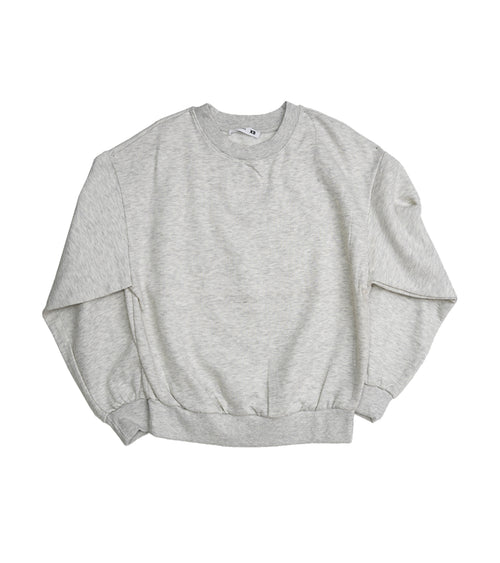 Basic Grey Sweatshirt - Comfortable Everyday Wear