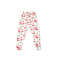 H&M Trouser – White with Cherry Print