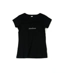 Thought Women's Timeless Black T-Shirt - Minimalist Statement Tee