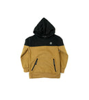 Kenneth Cole Kids Mustard & Black Color-Block Hoodie