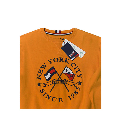 Tommy Jeans Sweatshirt | New York City Sweatshirt with Iconic Flag Design