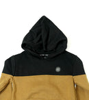 Kenneth Cole Kids Mustard & Black Color-Block Hoodie