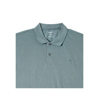 Next Men's Green Embroidered Polo Shirt