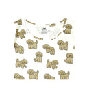 H&M Premium Round Neck | White T-Shirt with Puppy Print