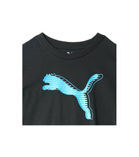 Puma Men's Black Graphic Logo T-Shirt
