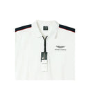 Aston Martin Premium Polo | White Polo with Aston Martin Branding