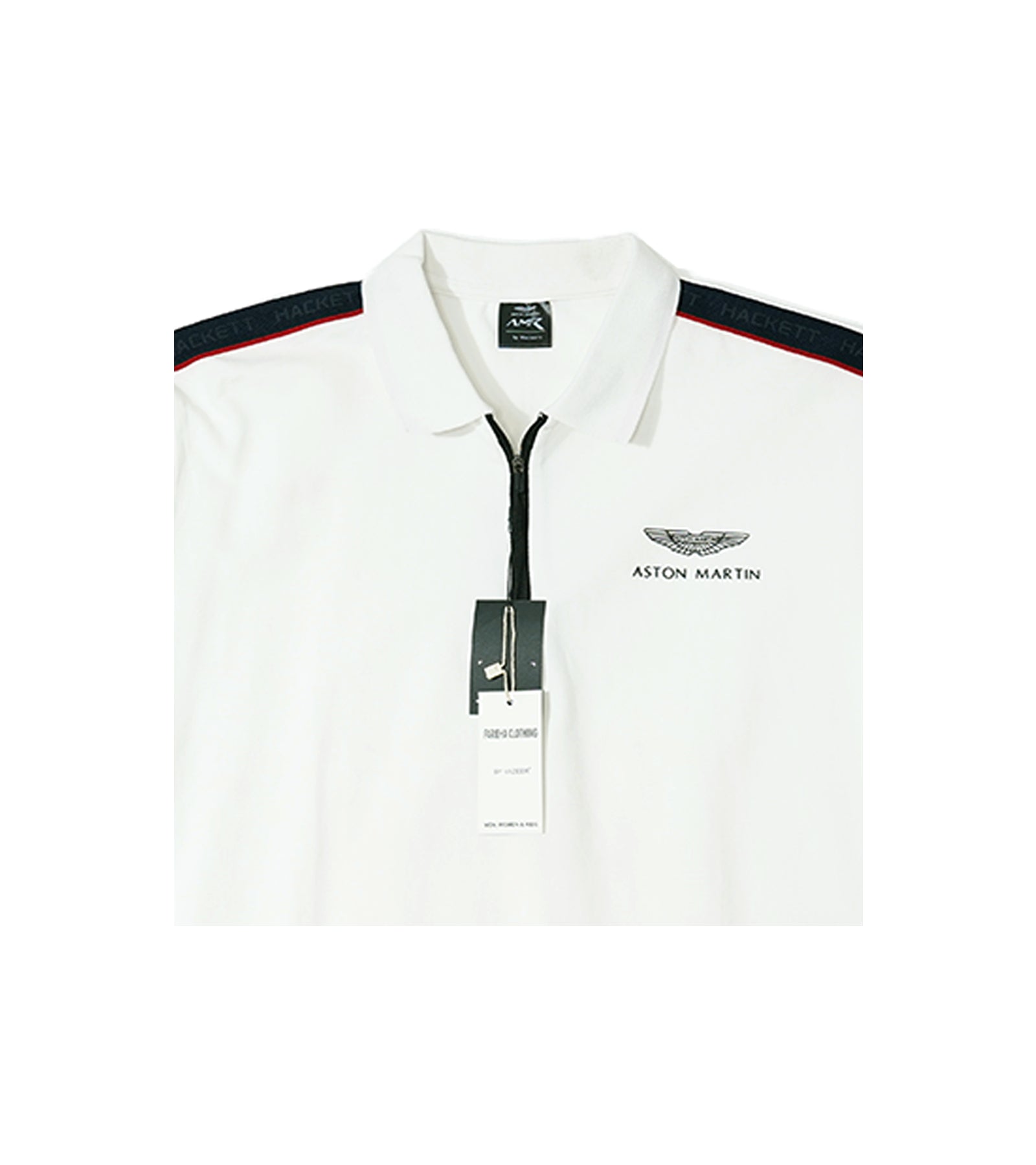 Aston Martin Premium Polo | White Polo with Aston Martin Branding