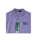 Karl Lagerfeld Premium Polo | Lavender Logo Polo Shirt