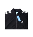 Adidas Premium Zipper Jacket | Black Zip Jacket with Three Stripes